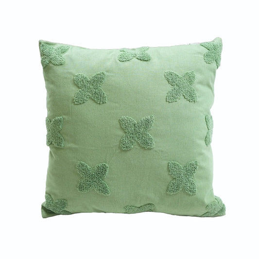 Cojín Con Pétalos bordados Algodón Y Poliéster - Viste Tu Hogar