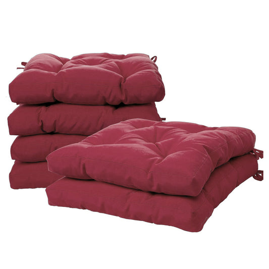 COJINES PARA SILLAS 45x45x5CM CON EFECTO TRIDIMENSIONAL CON RELLNO 100% POLIÉSTER (BURDEO) - Viste Tu Hogar