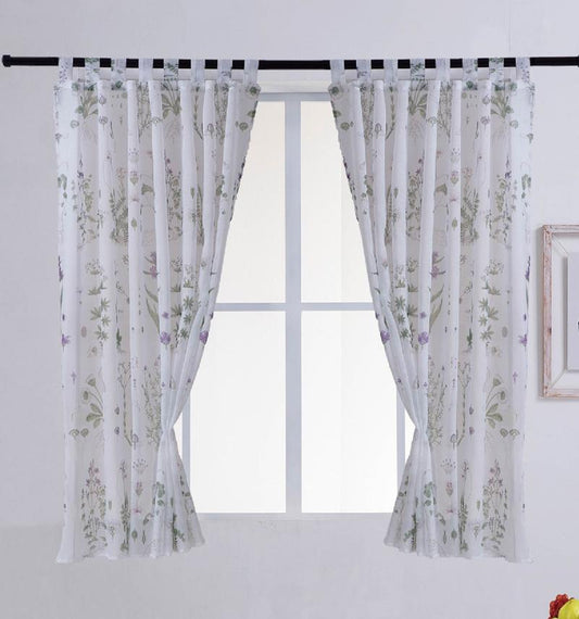 Cortina De Cocina Bordado Doris Poliéster - VISTE TU HOGAR ONLINE