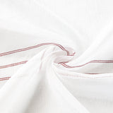 CORTINA DE GASA CON RAYAS VERTICALES DE HILOS PLATEADOS 140X260CM - Viste Tu Hogar CORTINA DE GASA CON RAYAS VERTICALES DE HILOS PLATEADOS 140X260CM - Viste Tu Hogar