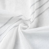 CORTINA DE GASA CON RAYAS VERTICALES DE HILOS PLATEADOS 140X260CM - Viste Tu Hogar CORTINA DE GASA CON RAYAS VERTICALES DE HILOS PLATEADOS 140X260CM - Viste Tu Hogar