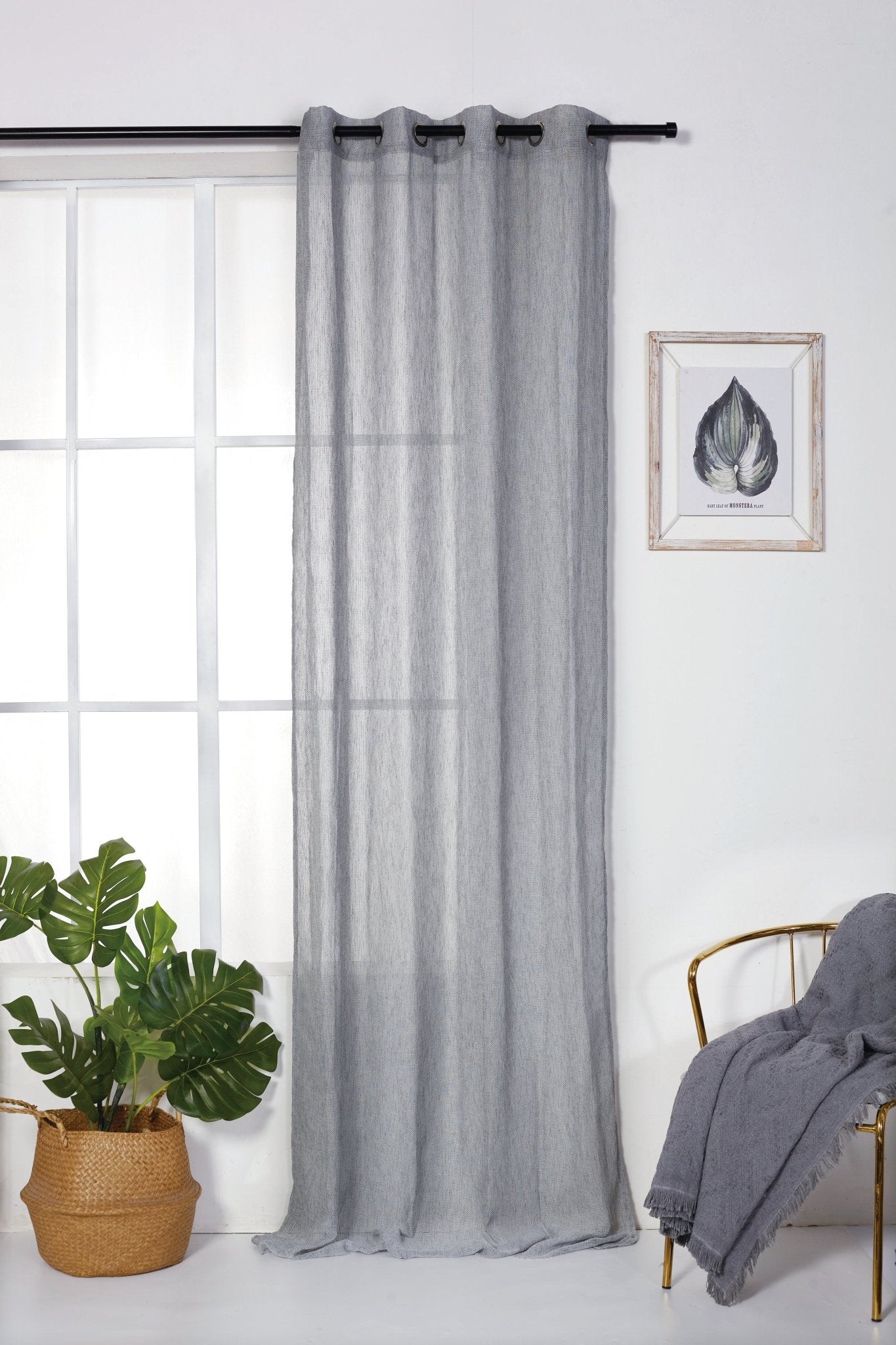 Cortina De Tela Semitranslúcido Lino Y Poliéster - VISTE TU HOGAR ONLINE Cortina De Tela Semitranslúcido Lino Y Poliéster - VISTE TU HOGAR ONLINE