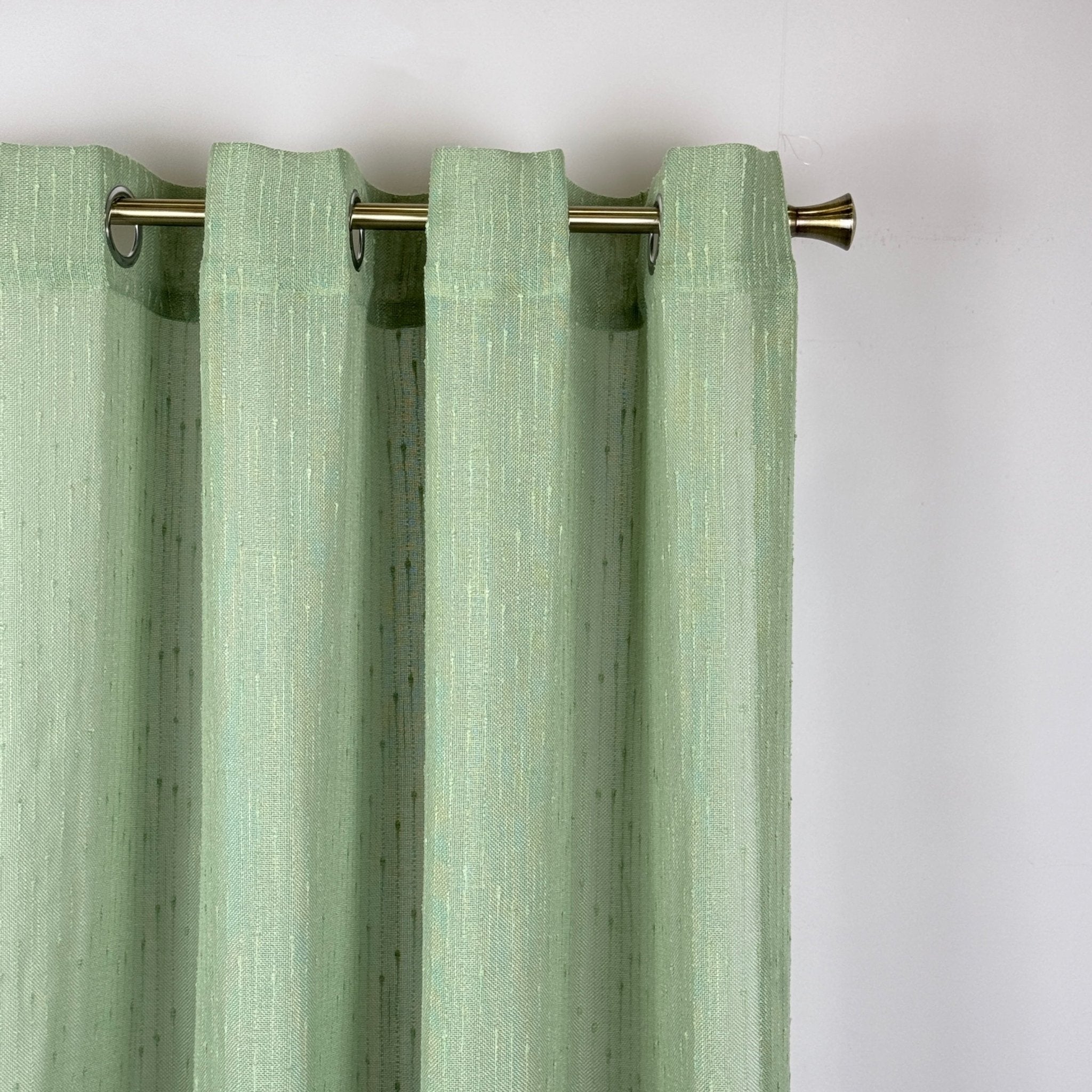 Cortinas De Visillo Lino y Poliéster Decorado Con Gotas De Agua - VISTE TU HOGAR ONLINE Cortinas De Visillo Lino y Poliéster Decorado Con Gotas De Agua - VISTE TU HOGAR ONLINE