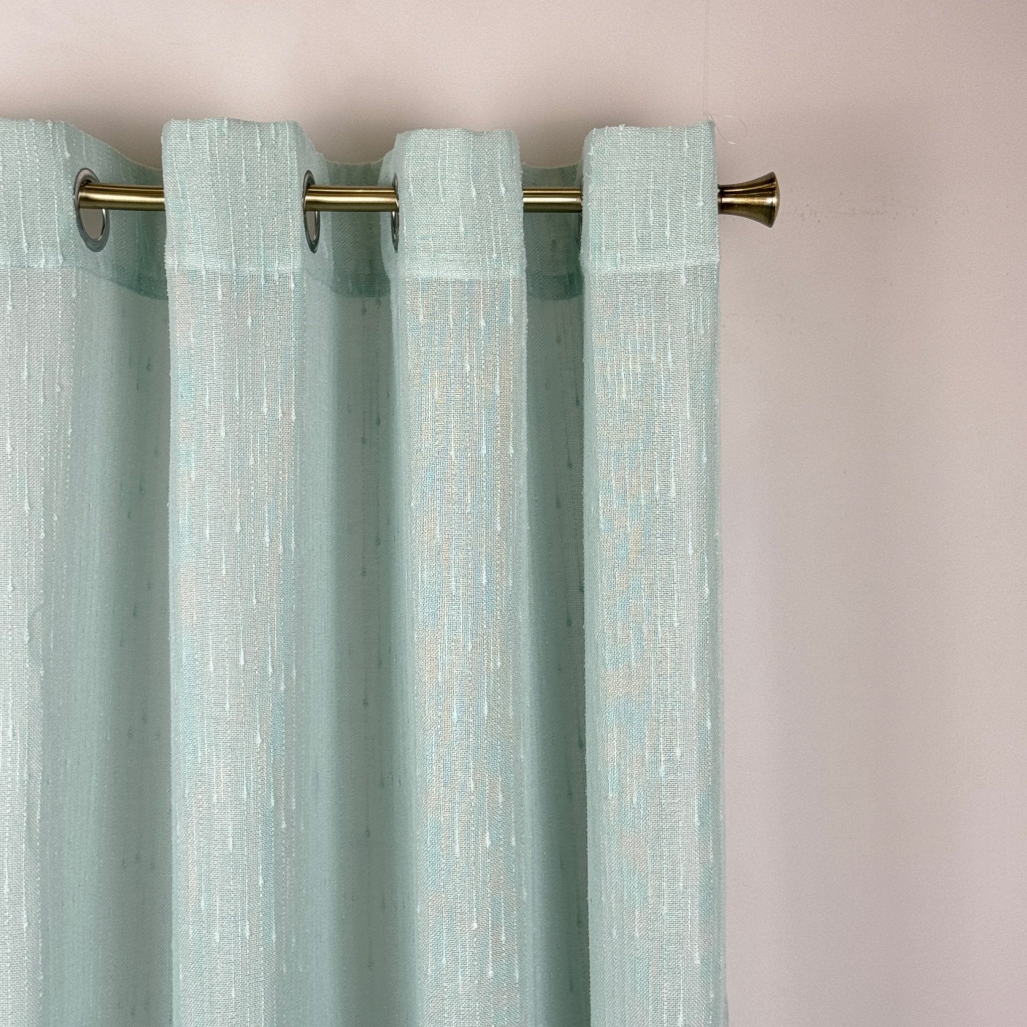 Cortinas De Visillo Lino y Poliéster Decorado Con Gotas De Agua - VISTE TU HOGAR ONLINE Cortinas De Visillo Lino y Poliéster Decorado Con Gotas De Agua - VISTE TU HOGAR ONLINE
