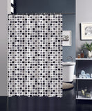 Cortina De Baño Plástico Poliéster Con Varios Estampados 180X180cm