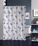 Cortina De Baño Plástico Poliéster Con Varios Estampados 180X180cm