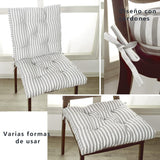 Cojín De Tela Con Efecto Tridimensional De Algodón y Poliéster Pack De 2 Piezas 45x45cm (Gris)