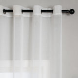 CORTINA DE GASA LISA Y TRANSPARENTE 140X260CM