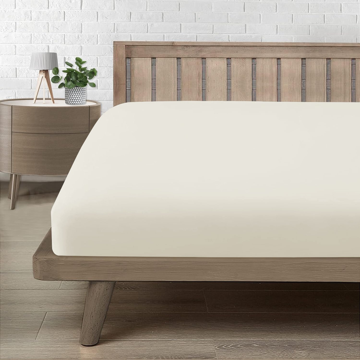 Bajera Ajustable Para Cama Con Diversos Tamaños 50% Poliéster 50% Algodón Beige - VISTE TU HOGAR ONLINE