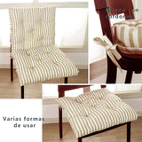 Cojín De Tela Con Efecto Tridimensional De Algodón y Poliéster Pack De 2 Piezas 50x50cm (Beige) - VISTE TU HOGAR ONLINE