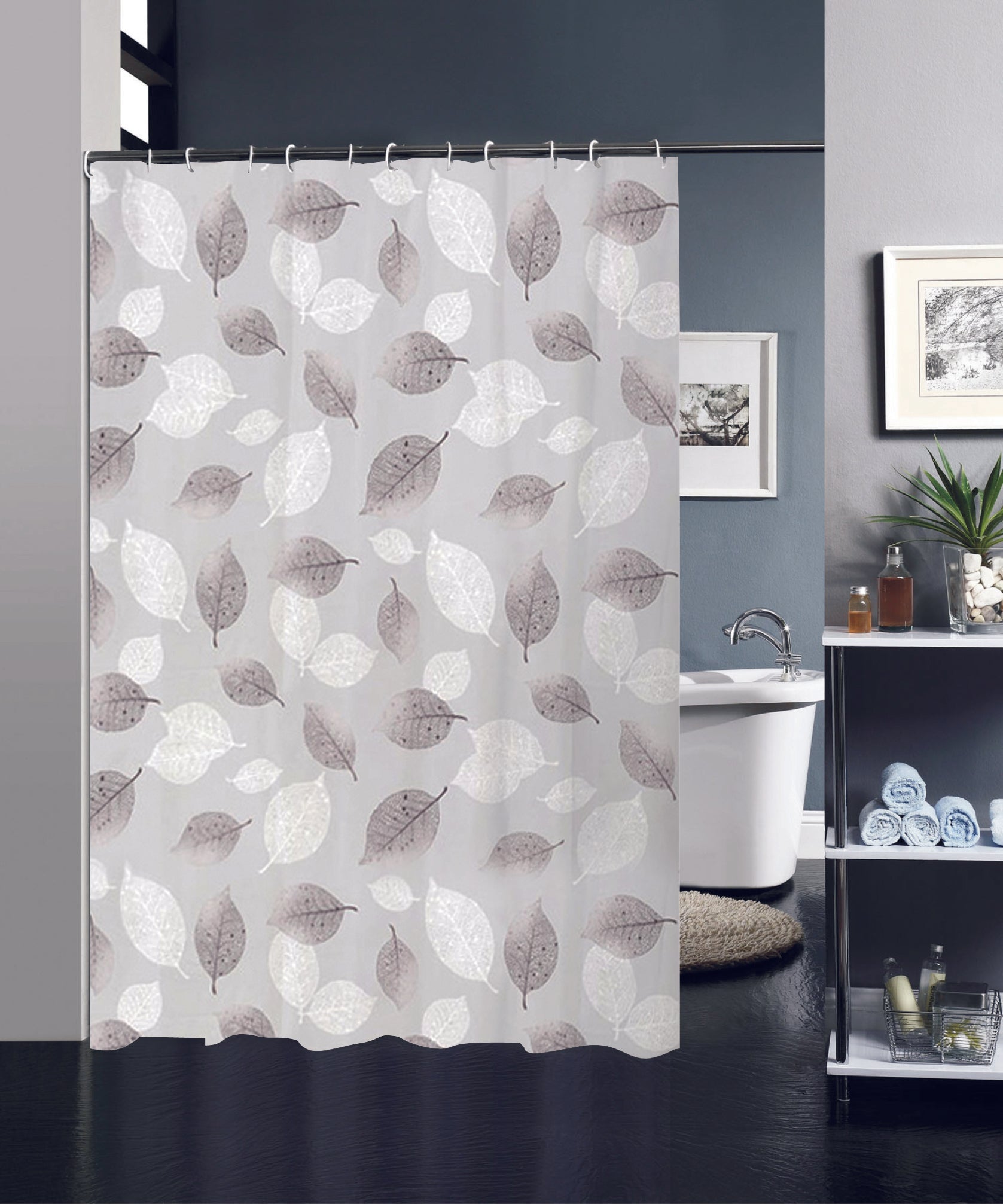 Cortina De Baño Plástico Poliéster Con Varios Estampados 180X200cm - VISTE TU HOGAR ONLINE