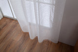 CORTINA DE VISILLO CON HILOS DE COLOR PLATA 140X260CM - Viste Tu Hogar