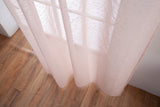 CORTINA DE VISILLO CON HILOS DE COLOR PLATA 140X260CM - Viste Tu Hogar