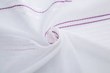 CORTINA DE VISILLO CON RAYAS DISCONTINUAS DE TRES COLOR COMBINADO 140X260CM - Viste Tu Hogar