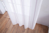 CORTINA DE VISILLO CON RAYAS DISCONTINUAS DE TRES COLOR COMBINADO 140X260CM - Viste Tu Hogar