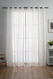 CORTINA DE VISILLO CON RAYAS DISCONTINUAS DE TRES COLOR COMBINADO 140X260CM - Viste Tu Hogar