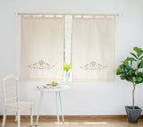 CORTINAS DE COCINA CON VARIOS DISEÑOS 90X145CM Y 140X145CM Y 70X145CMX2PCS - Viste Tu Hogar